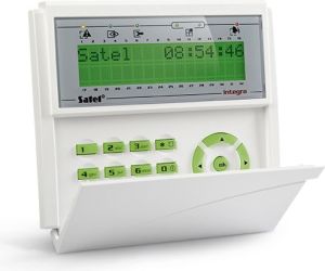 Satel Manipulator LCD zielone podświetlenie INTEGRA (INT-KLCD-GR) 1