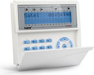 Satel Manipulator LCD niebieskie podświetlenie INTEGRA (INT-KLCD-BL) 1
