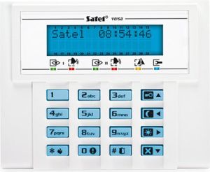 Satel Klawiatura obsługi systemu alarmowego LCD niebieskie podświetlanie do systemu Versa (VERSA-LCD-BL) 1