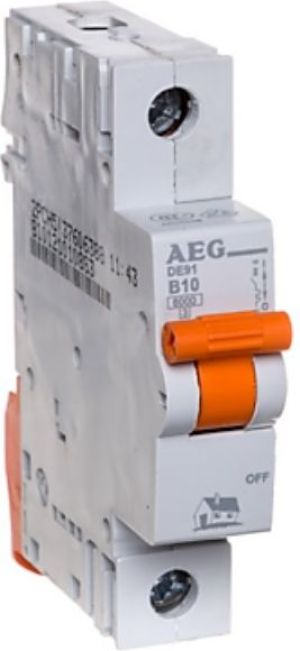 AEG Wyłącznik nadprądowy 1P B 6A 6kA AC DE91B06 (690803) 1