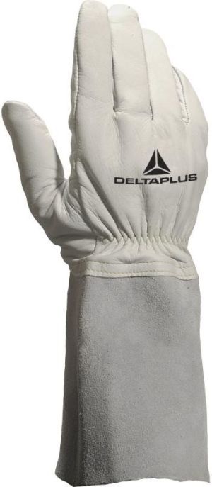 Delta Plus Rękawice spawalnicze ze skóry licowej koziej mankiet 15cm rozmiar 9 (TIG15K09) 1