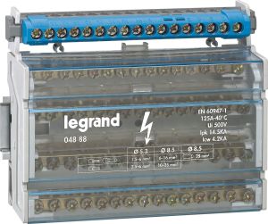Legrand Listwa przyłączeniowa 17-otworów niebieska IP2xN17 (004845) 1