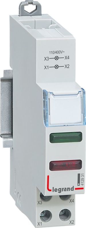 Legrand Lampka modułowa 2xLED czerwona i zielona 110/400V L431 (412931) 2