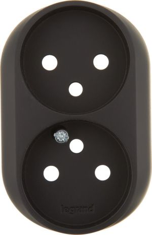 Legrand VALENA ALLURE Plakietka gniazda podwójnego 2x2p+z (753998) 2