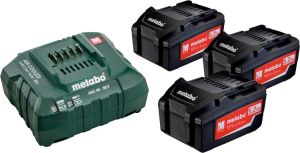 Metabo Zestaw akumulatorów 3 x 5,2Ah + ładowarka ASC 30-36 (685048000) 1