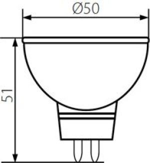 Kanlux Żarówka LED Tomi 7W MR16 CW (22707) 3