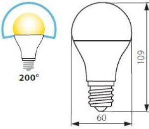 Kanlux Żarówka LED Rapid E27 6,5W WW (22940) 3