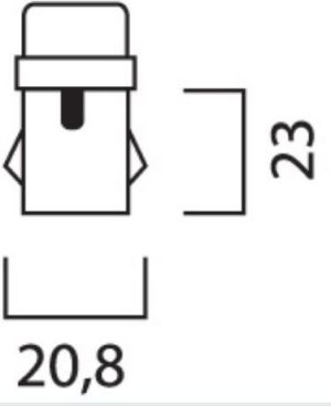 Świetlówka kompaktowa Sylvania Sa Lynx-S G23 9W (0025890) 2