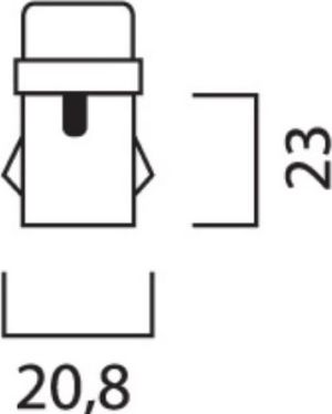 Świetlówka kompaktowa Sylvania Sa Lynx-S G23 7W (0025889) 3