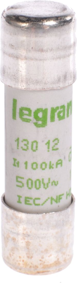 Legrand Wkładka bezpiecznikowa cylindryczna 12A aM 500V HPC 10 x 38mm (013012) 1