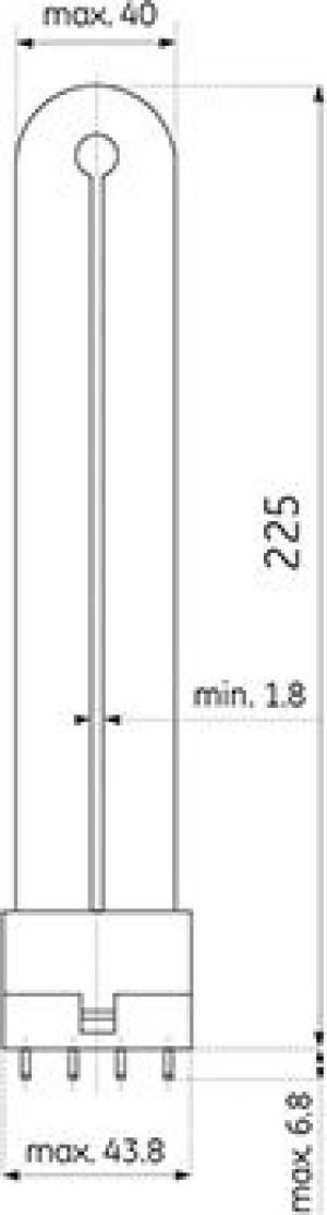 Świetlówka kompaktowa GE Lighting 2G11 18W (41090) 2