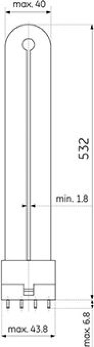 Świetlówka kompaktowa GE Lighting 2G11 34W (41166) 2