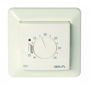 Devi Termostat DEVIreg 531 230V 16A -5-35°C IP31 biały (140F1034) 1