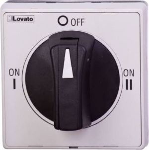 Lovato Electric Napęd drzwiowy I-0-II do rozłączników z blokadą czarne (GAX67B) 1