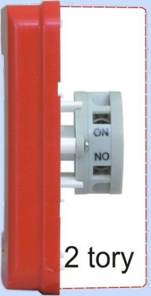 Elektromet Wyłącznik alarmowy z zamkiem 2Z 12A /WYŁĄCZNIK GŁÓWNY/ IP55 WGZp-2s (921541) 2