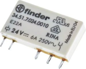 Finder Przekaźnik miniaturowy 1P 6A 24V DC (34.51.7.024.0010) 1