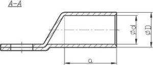 Ergom Końcówka oczkowa miedziana KM 10/8 (E11KM-01010102500) 3