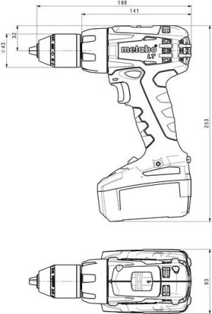 Wiertarko-wkrętarka Metabo BS 18 LT 18 V 2 x akumulator 4 Ah 3