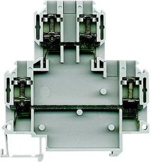 Simet Złączka szynowa ZUW 2-4.0 2-piętrowa 4mm2 szara (13304312) 1