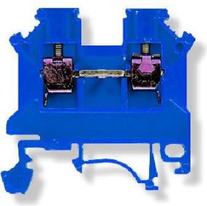 Simet Złączka szynowa ZSG 1-4.0Nn 2-przewodowa 4mm2 niebieska (11321313) 1