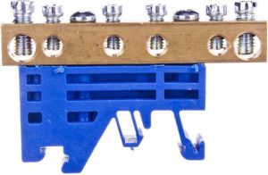 Simet Zacisk przyłączeniowy 2x16mm2, 4x4mm2 niebieski PE Z-3101 (84004003) 1