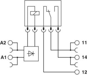 Phoenix Contact Przekaźnik interfejsowy 1P 24V DC z gniazdem PLC-RSC 24DC/21 (2966171) 2