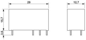 Phoenix Contact Przekaźnik przemysłowy 2P 24V DC REL-MR- 24DC/21-21 (2961192) 3