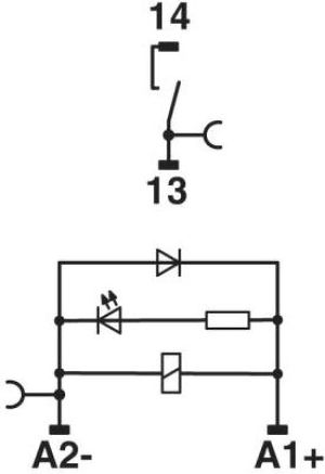 Phoenix Contact Moduł przekaźnikowy 1Z 6A 24V DC RIF-0-RPT-24DC/ 1 (2903361) 5
