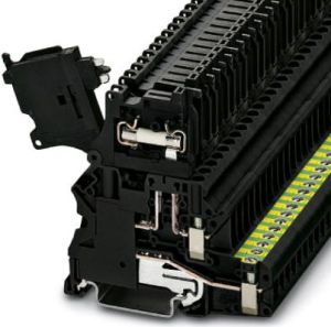 Phoenix Contact Złączka szynowa z bezpiecznikiem 5x20 2-przewodowa 4mm2 LED 250V AC/DC UT 4-PE/HESI LA (3070079) 1