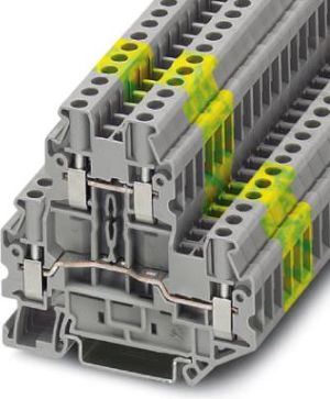 Phoenix Contact Złączka szynowa ochronna 2-piętrowa 4mm2 Ex UTTB 4-PE zielono-żółty (3044759) 3