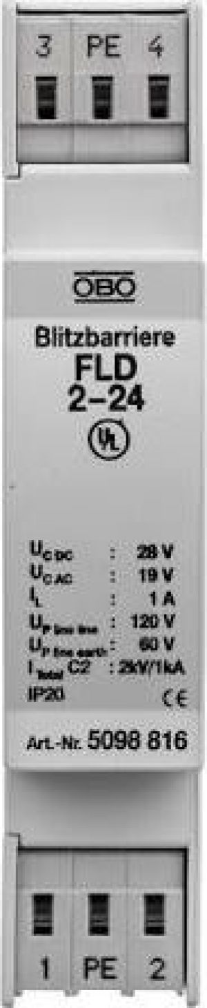 Bettermann Ogranicznik przepięć dla systemów dwużyłowych 19VAC/28VDC (5098727) 1