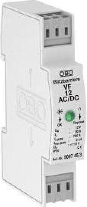 Bettermann Ogranicznik przepięć dla systemów dwużyłowych 350VDC (5097650) 1