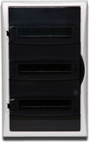 Elektro-Plast Rozdzielnica modułowa 3 x 12 p/t ECONOMIC BOX RP 3/36 drzwi transparentne N+PE lP40 (2516-01) 1