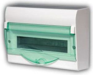 Elektro-Plast Rozdzielnica modułowa 1 x 14+2 natynkowa GREEN BOX RN drzwi transparentne zielone N+PE IP40 (2354-02) 1