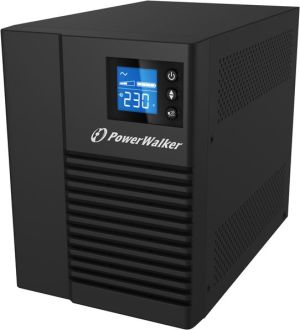 UPS PowerWalker UPS POWER WALKER LINE-INTERACTIVE 500VA 4x230V IEC OUT, RJ45 IN/OUT, USB HID, LCD, czysta sinusoida (VI 500T/HID) 1
