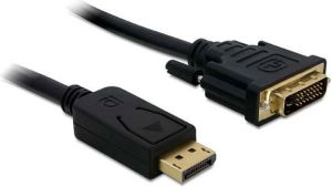 Kabel Delock DisplayPort - DVI-D 1m czarny (Z10725) 1