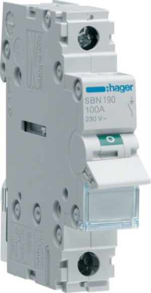 Hager Rozłącznik modułowy 100A 1P (SBN190) 1