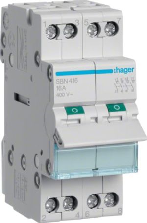 Hager Rozłącznik modułowy 16A 4P (SBN416) 1