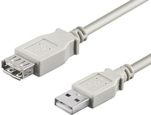 Kabel USB Goobay USB-A - USB-A 3 m Biały (68716) 1
