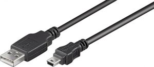 Kabel USB Goobay USB-A - miniUSB 3 m Czarny (50768) 1