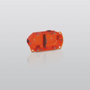 Legrand Batibox Puszka podwójna podtynkowa 67mm 142 x 50mm pomarańczowa (080122) 1