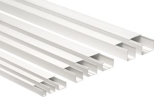 Elettrocanali Kanał kablowy z pokrywą CP 120 x 40mm biały 2m (ECCP12040B) 1