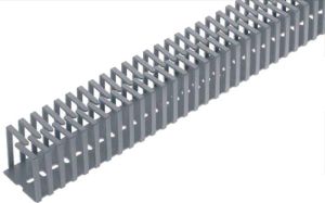Elettrocanali Korytko grzebieniowe elastyczne mocowane śrubami 12,5 x 12,5mm szare 0,5m (EC23401) 1