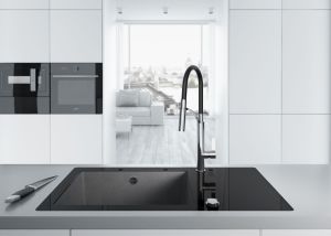 Bateria kuchenna Deante Gerbera stojąca czarna (BGB B720) 2