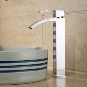 Bateria umywalkowa Rea Enzo High stojąca chrom 2