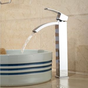 Bateria umywalkowa Rea Enzo High stojąca chrom 3