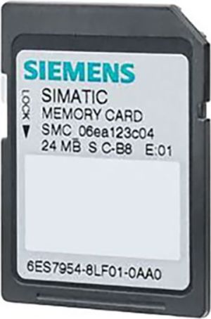 Siemens Karta pamięci SIMATIC S7 MEMORY CARD 2GB dla S7-1X00 CPU 3,3V FLASH (6ES7954-8LP02-0AA0) 1