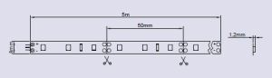 Taśma LED GTV 5m 60szt./m 6W/m 12V 3200 (LD-2835-300-65-CB) 2