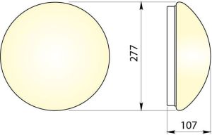 Lampa sufitowa GTV 1x25W (OS-PLCZMI-00) 2