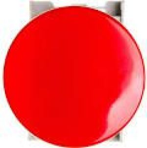 Spamel Przycisk grzybkowy czerwony 1Z 1R pierścień niklowany (SP22-DC-11) 1